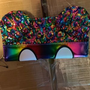 Loungefly rainbow Mickey wallet